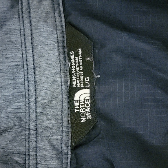 THE NORTH FACE button-up shacket Sz L Heather blue men's - Picture 3 of 7